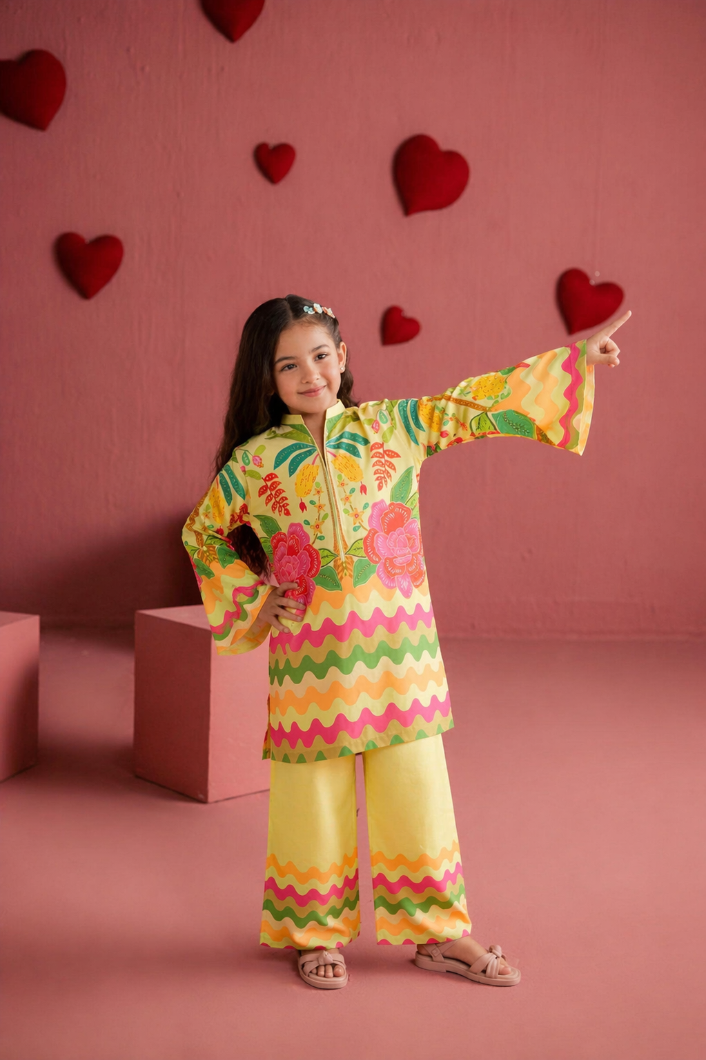 Kids 2PC Summer Dress-FS64