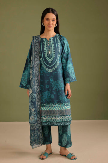 3PC Printed Lawn Suit - 42683