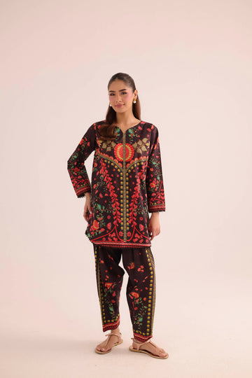 2PC Summer Lawn Dress- PRT L42948