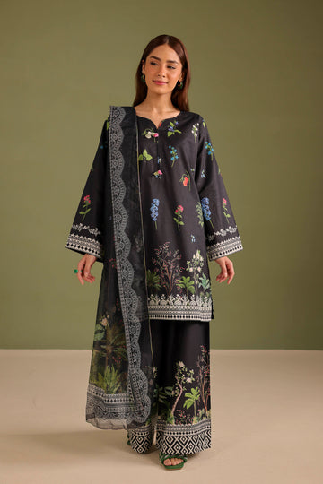 3PC Printed Lawn Suit - 42716