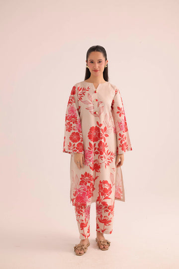 2PC Summer Lawn Dress- PRT L42192