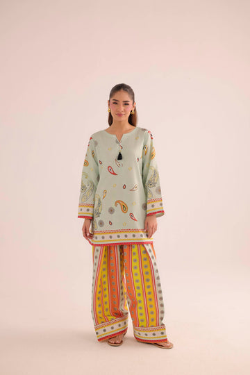 2PC Summer Lawn Dress- PRT L42964