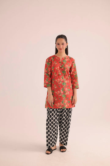 2PC Summer Lawn Dress- PRT L42733