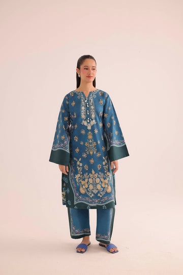 2PC Summer Lawn Dress- PRT L42945