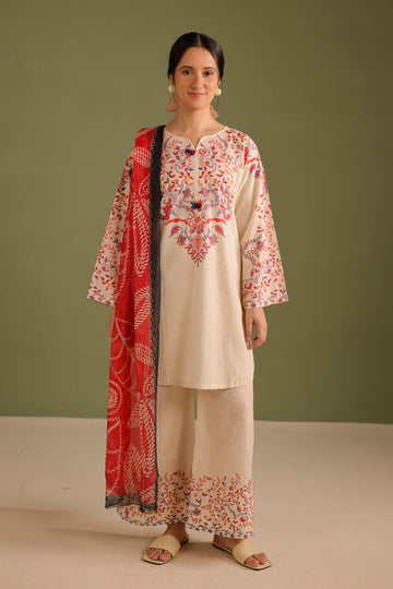 3PC Printed Lawn Suit - 42671