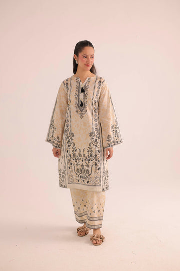 2PC Summer Lawn Dress- PRT L42722