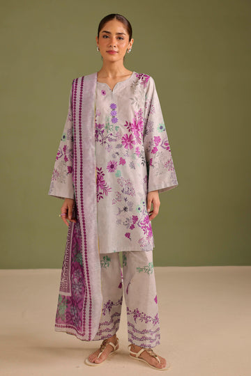 3PC Printed Lawn Suit - 42673