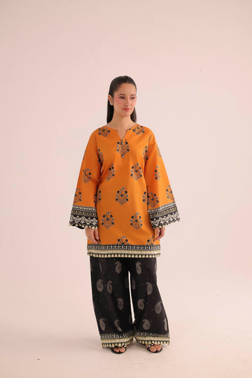 2PC Summer Lawn Dress- PRT L42981