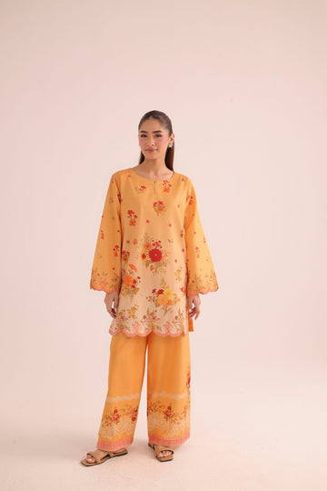 2PC Summer Lawn Dress- PRT L42973