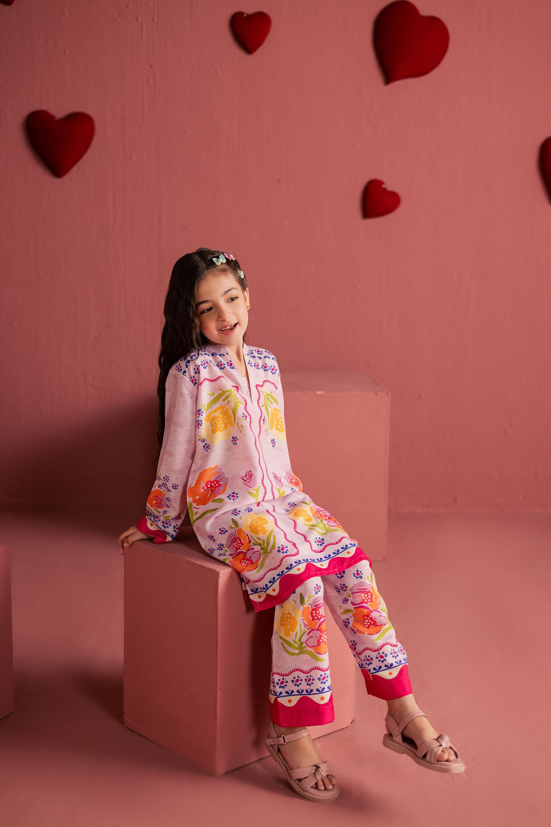 Kids 2PC Summer Dress-FS100