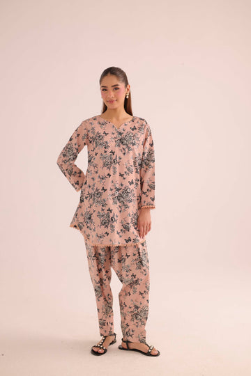 2PC Summer Lawn Dress- PRT L42967