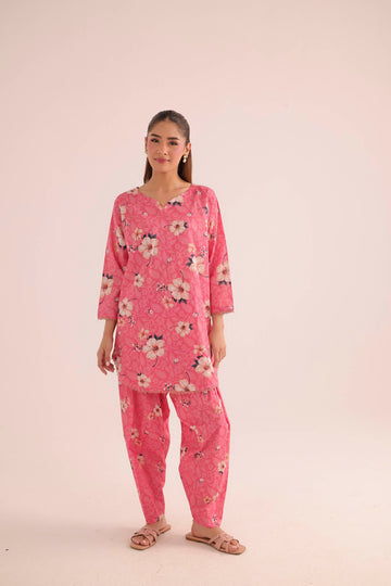 2PC Summer Lawn Dress- PRT L42185