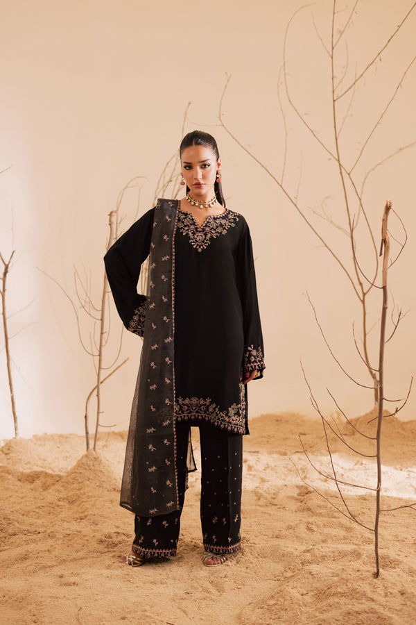 3PC Luxury Embroidered Dress- RSB10