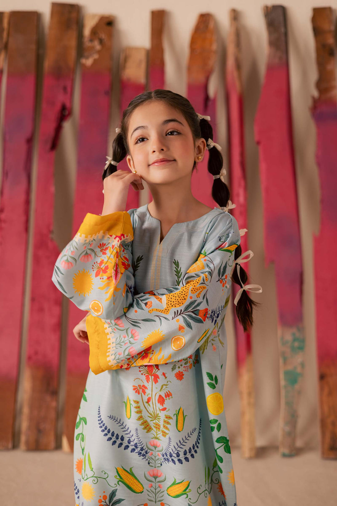 KF11-Kids Summer Kaftan
