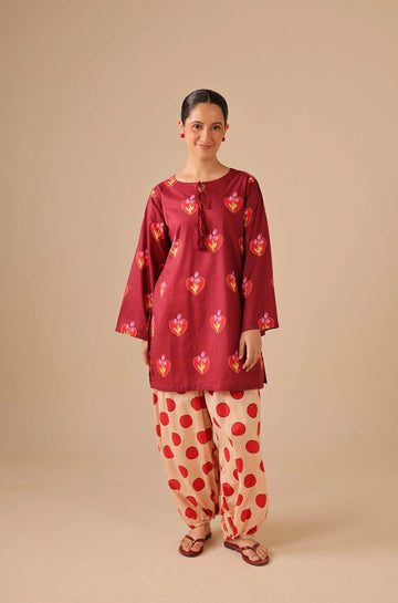 2PC Summer Lawn Dress - 44253