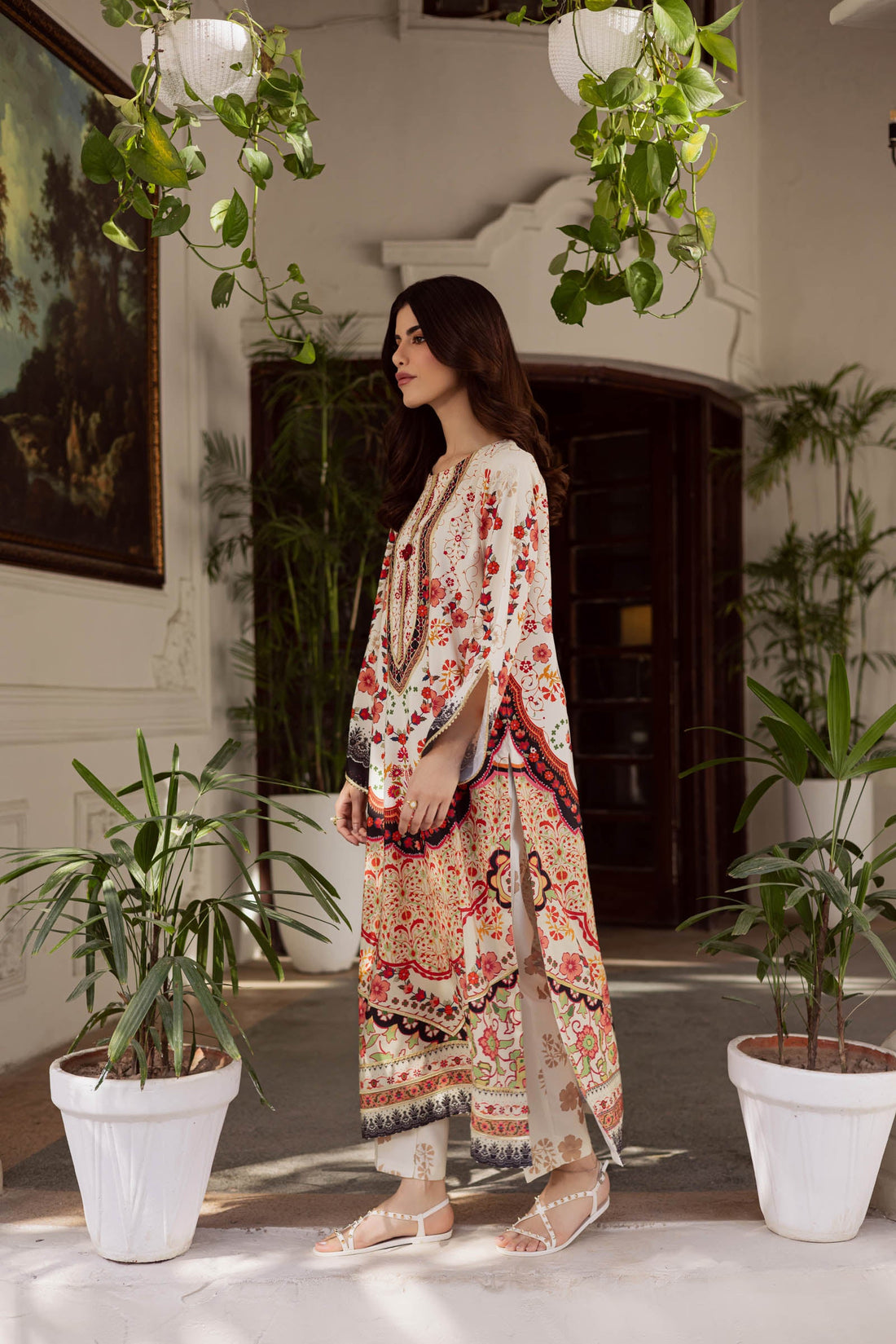 2PC Luxury Printed Pret- LP02