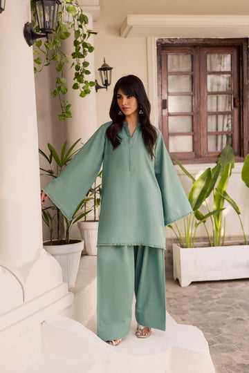 2 PC Lawn Solid FSK 03 – Sea Green