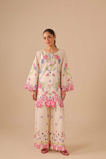 2PC Summer Lawn Dress - 44239