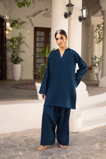 2 PC Lawn Solid FSK 03 - Teal