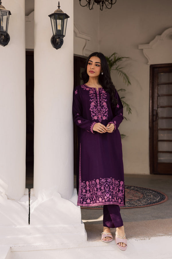 2PC Summer Embroidered Dress-1178