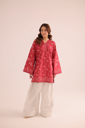 1PC Printed Lawn Kurta - PRT L43290