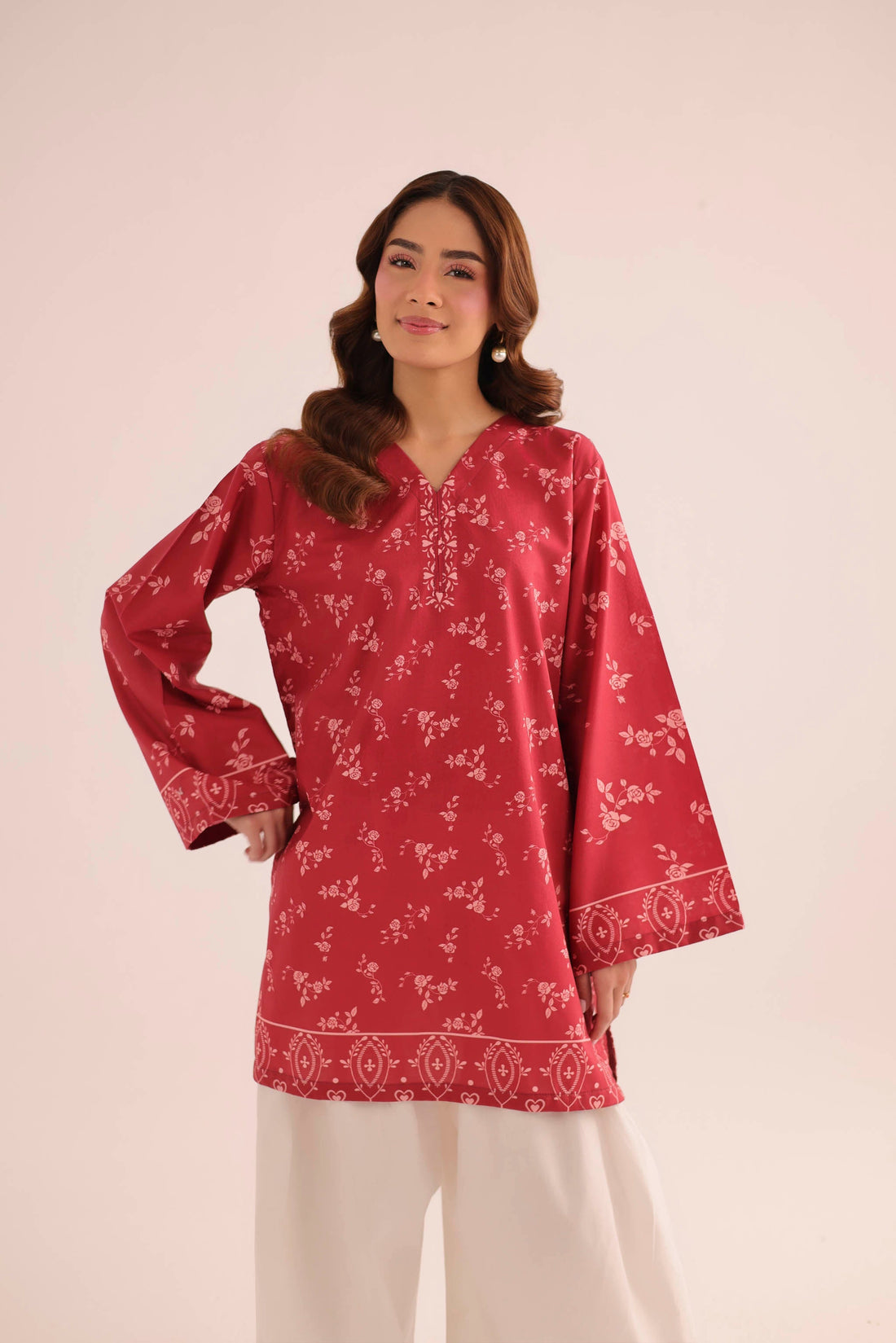 1PC Printed Lawn Kurta - PRT L43290