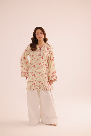 1PC Printed Lawn Kurta - PRT L43288