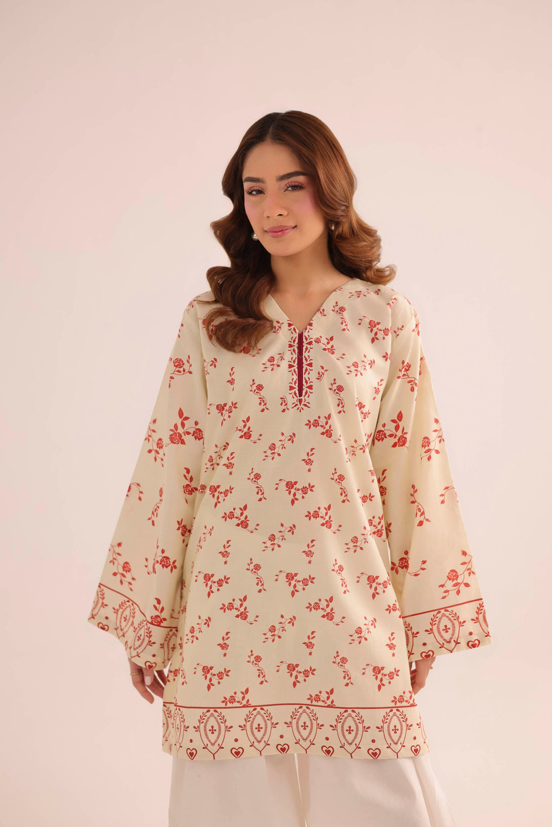 1PC Printed Lawn Kurta - PRT L43288