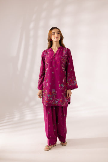 2PC Summer Lawn Dress- PRT L25