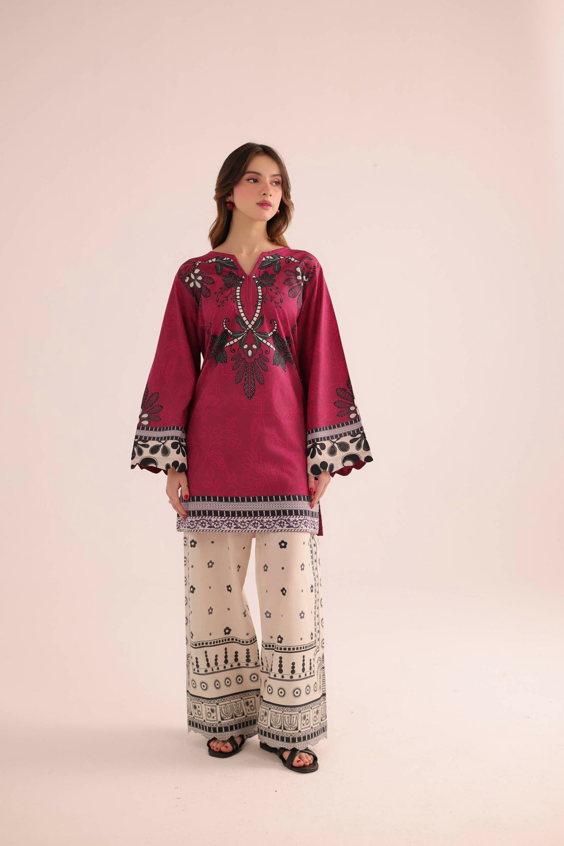 2PC Summer Lawn Dress- PRT L42734
