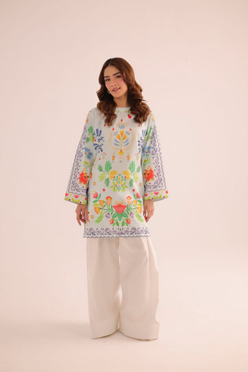 1PC Printed Lawn Kurta - PRT L43293