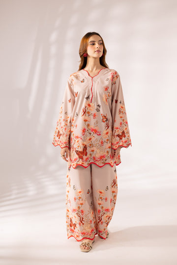 2PC Summer Lawn Dress- PRT L27