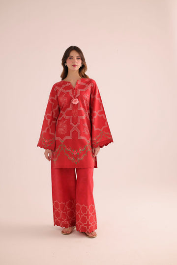 2PC Summer Lawn Dress- PRT L42726