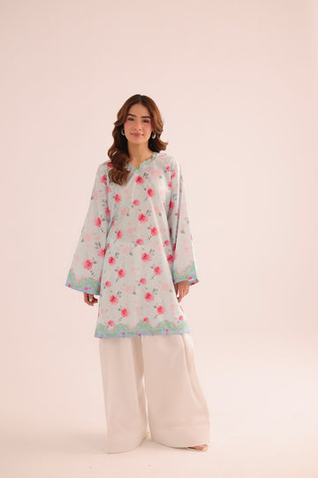 1PC Printed Lawn Kurta - PRT L43286