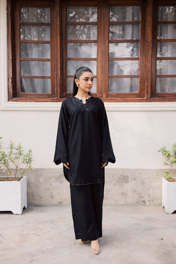 2PC Summer Embroidered Dress - 1208