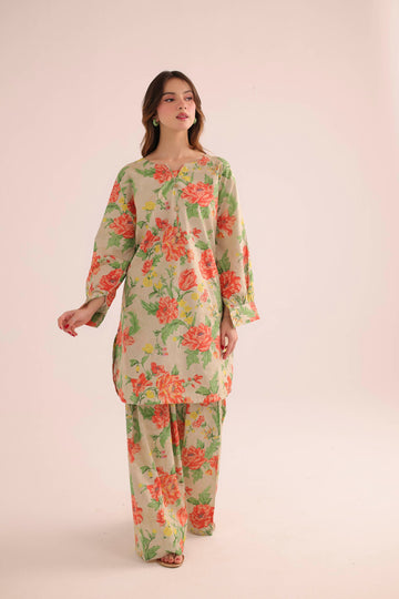 2PC Summer Lawn Dress- PRT L42190