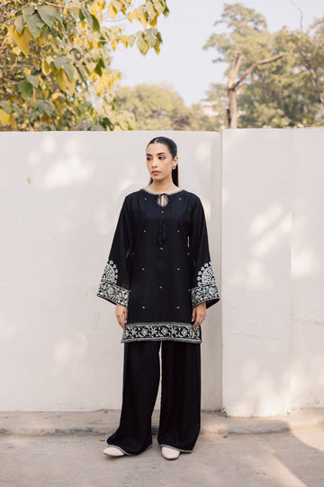 2PC Summer Embroidered Dress - 1201