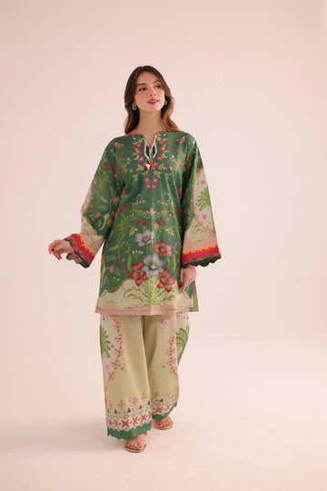 2PC Summer Lawn Dress- PRT L42956