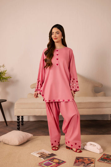 2PC Summer Embroidered Dress - 1241