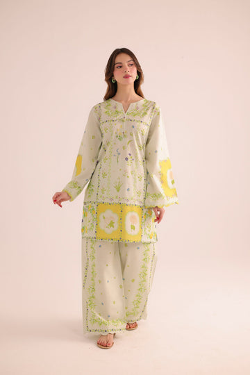 2PC Summer Lawn Dress- PRT L42968