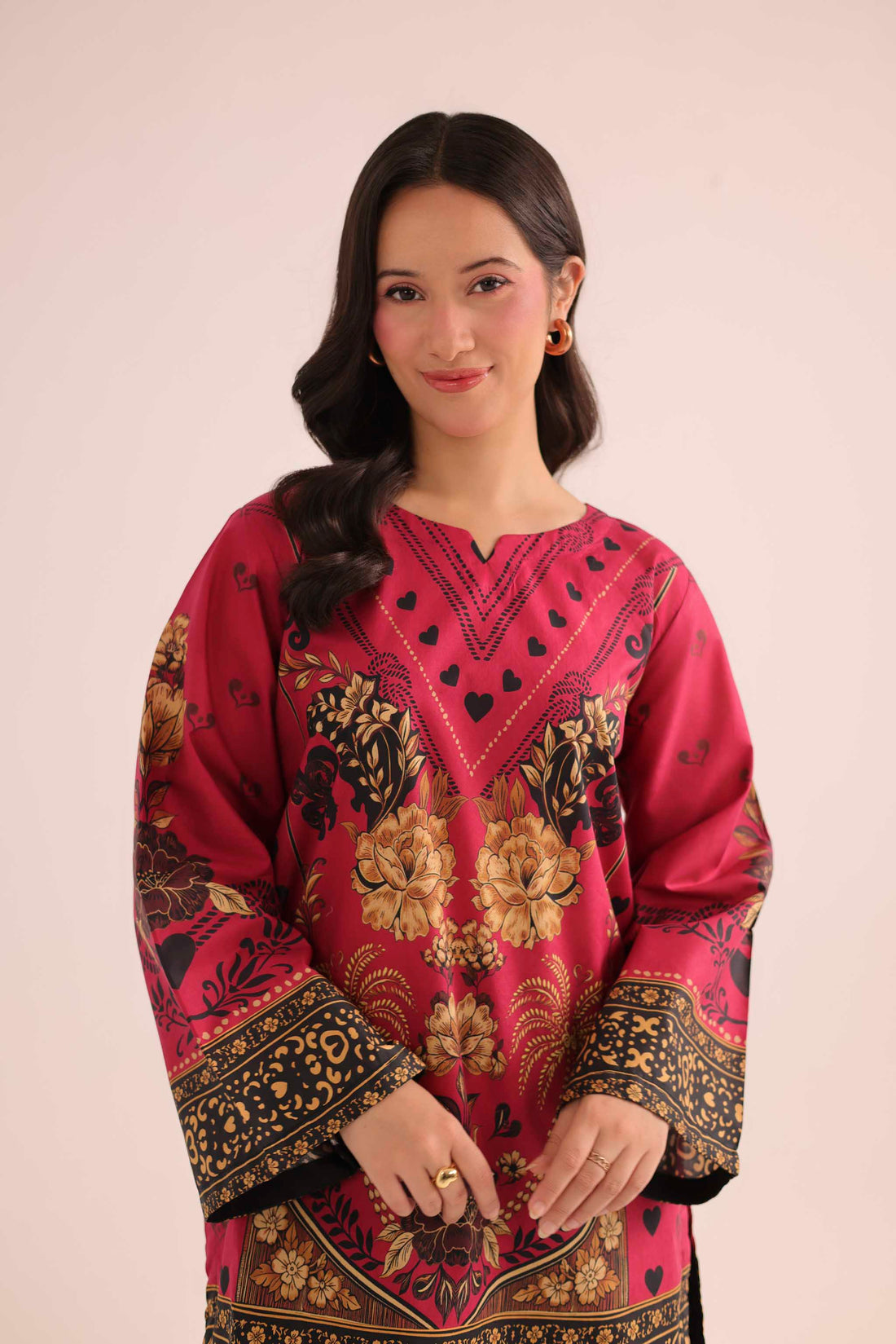 1PC Printed Lawn Kurta - PRT L43299