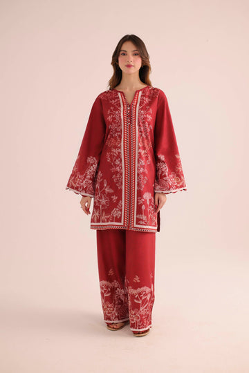 2PC Summer Lawn Dress- PRT L42977