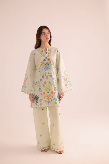 2PC Summer Lawn Dress- PRT L42962