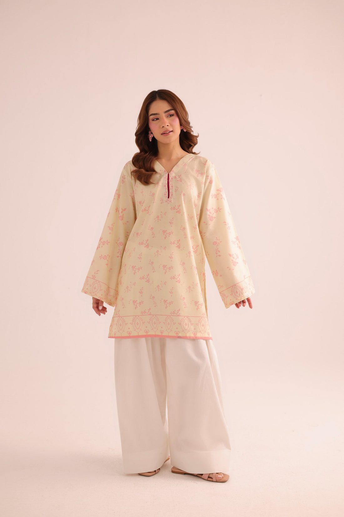 1PC Printed Lawn Kurta - PRT L43289