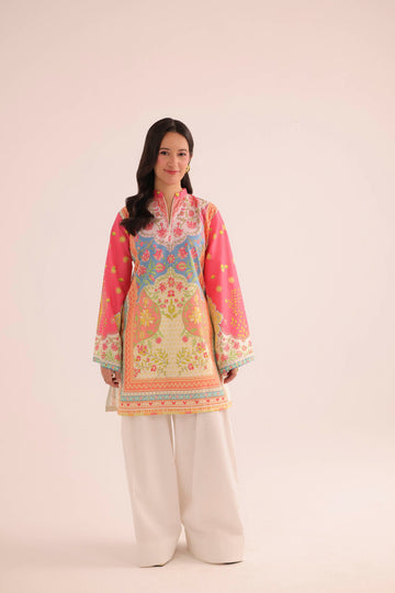 1PC Printed Lawn Kurta - PRT L43297