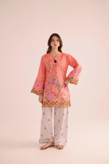 2PC Summer Lawn Dress- PRT L42984