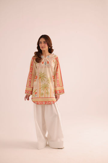 1PC Printed Lawn Kurta - PRT L43281