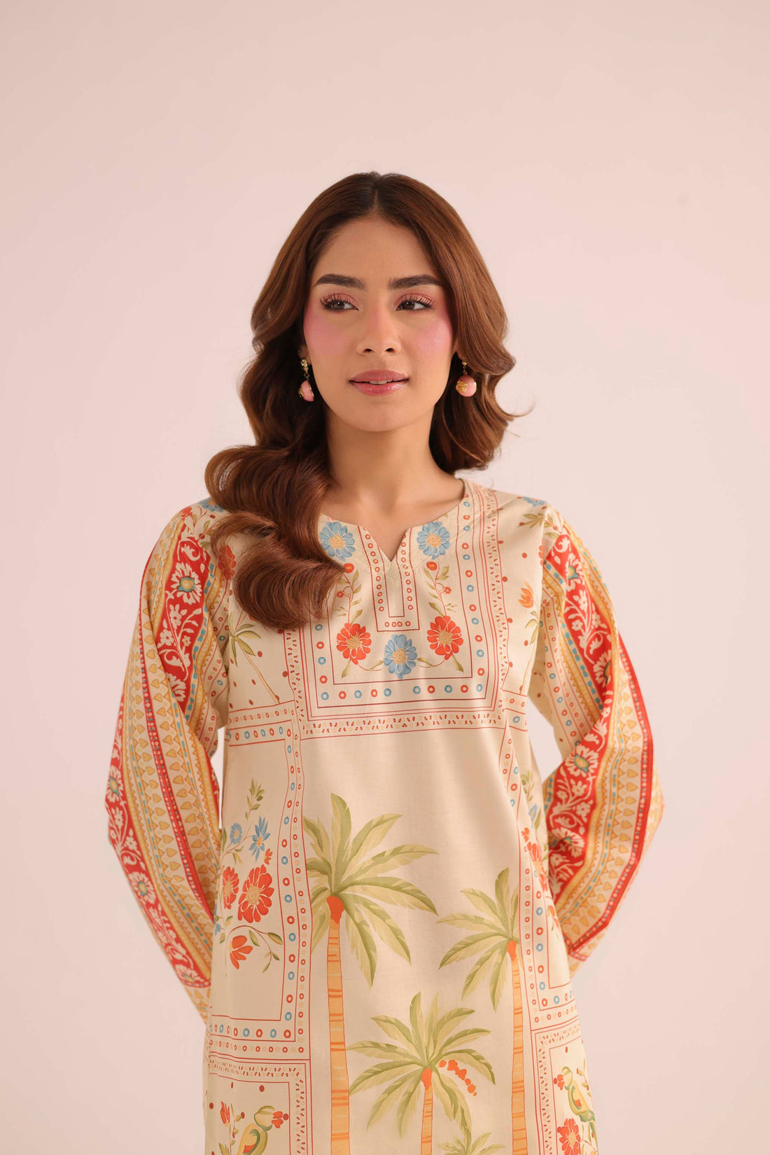 1PC Printed Lawn Kurta - PRT L43281