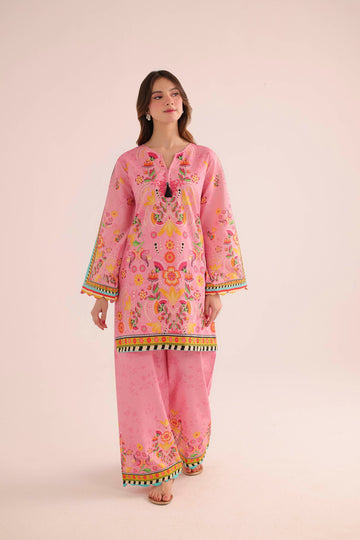 2PC Summer Lawn Dress- PRT L42946
