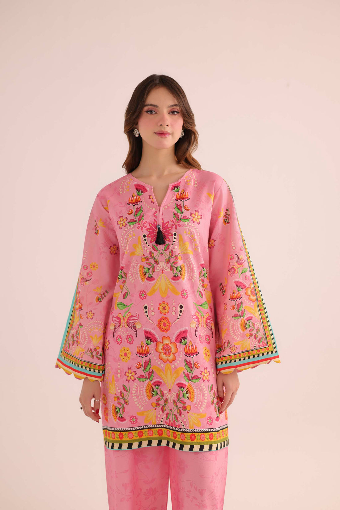 2PC Summer Lawn Dress- PRT L42946